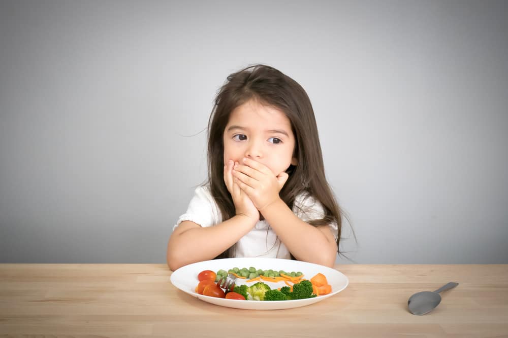 děti mají potíže s jídlem, když jsou nemocní