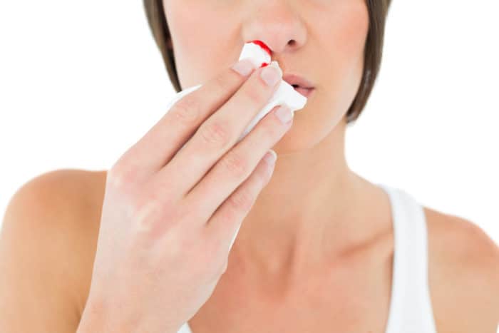 krvácení z nosu během těhotenství
