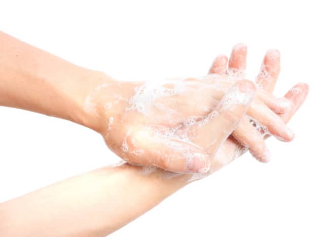 antiseptické mycí mydlo na ruce