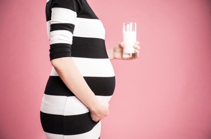 těhotné mléko pro těhotné ženy