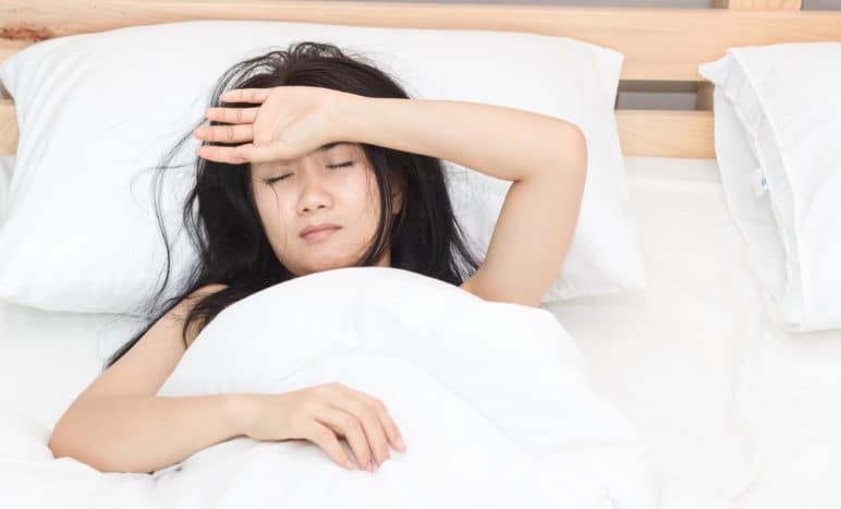 jak dobře spát chřipku