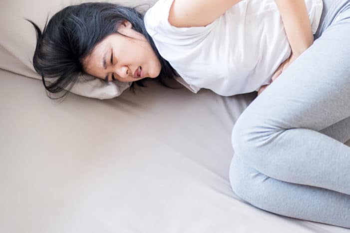 porucha trávení během menstruace