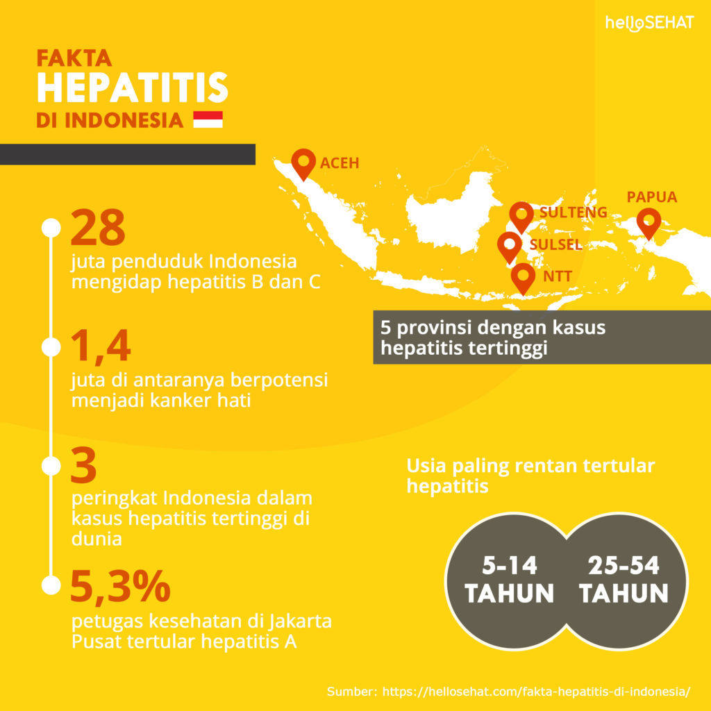 Fakta o hepatitidě v Indonésii