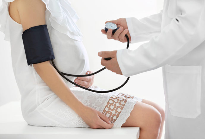 řízení krevního tlaku těhotných žen