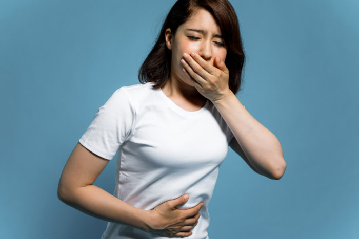 nevolnost žaludku po jídle
