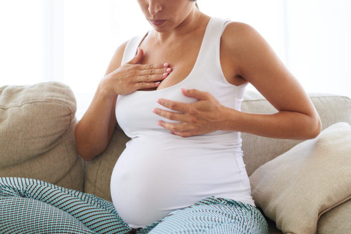 péči o prsu během těhotenství
