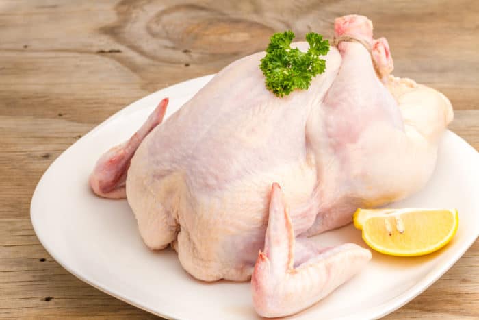 nebezpečí praní surového kuřete