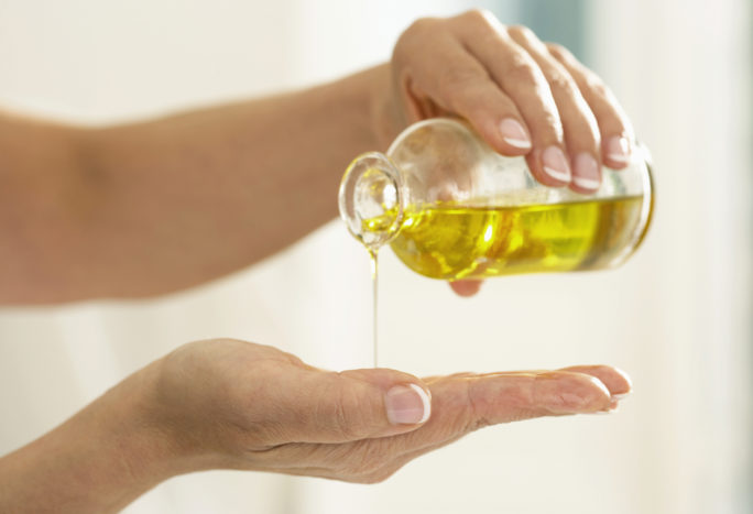 mandlový olej olivový olej